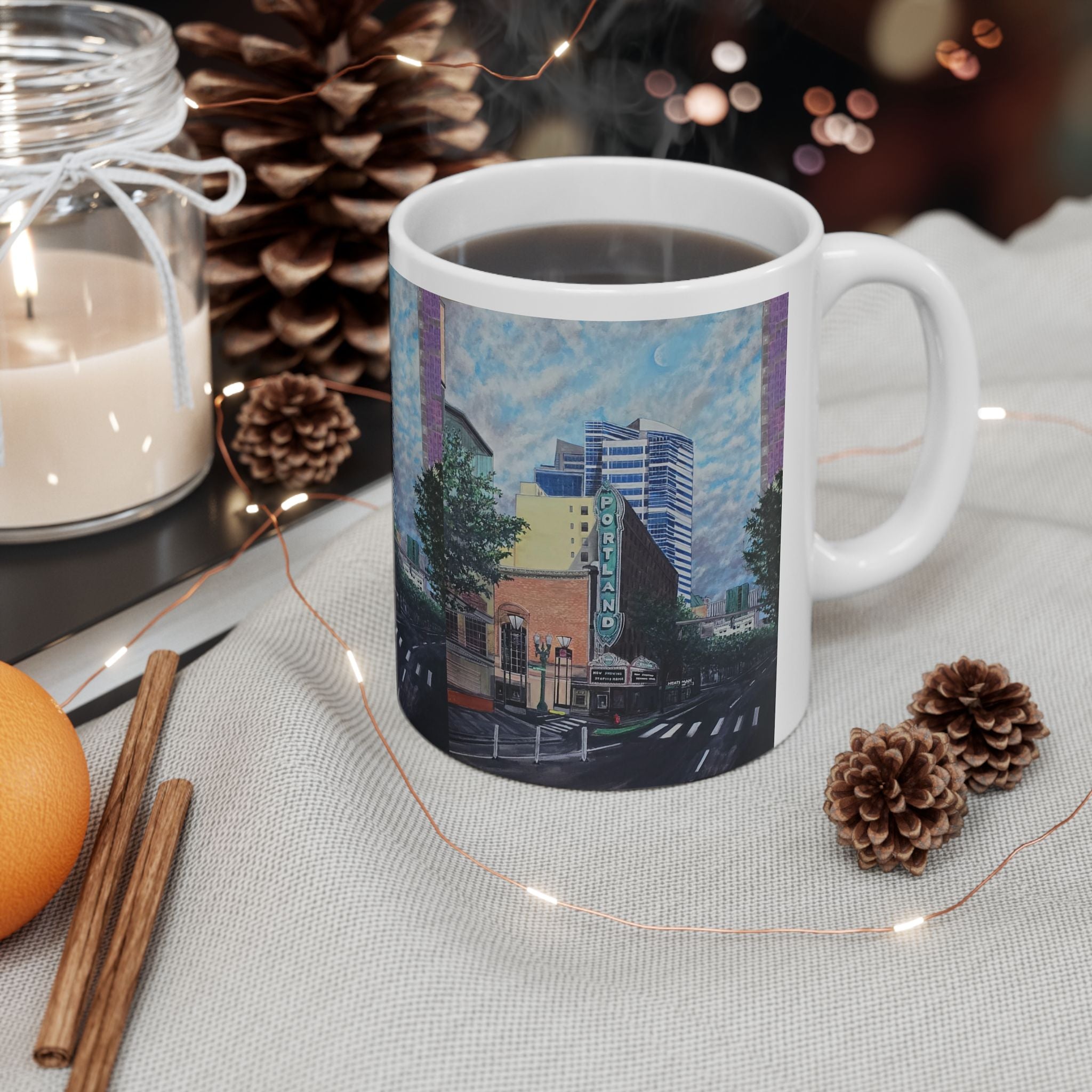 Portland Ceramic Mug, (11oz, 15oz)