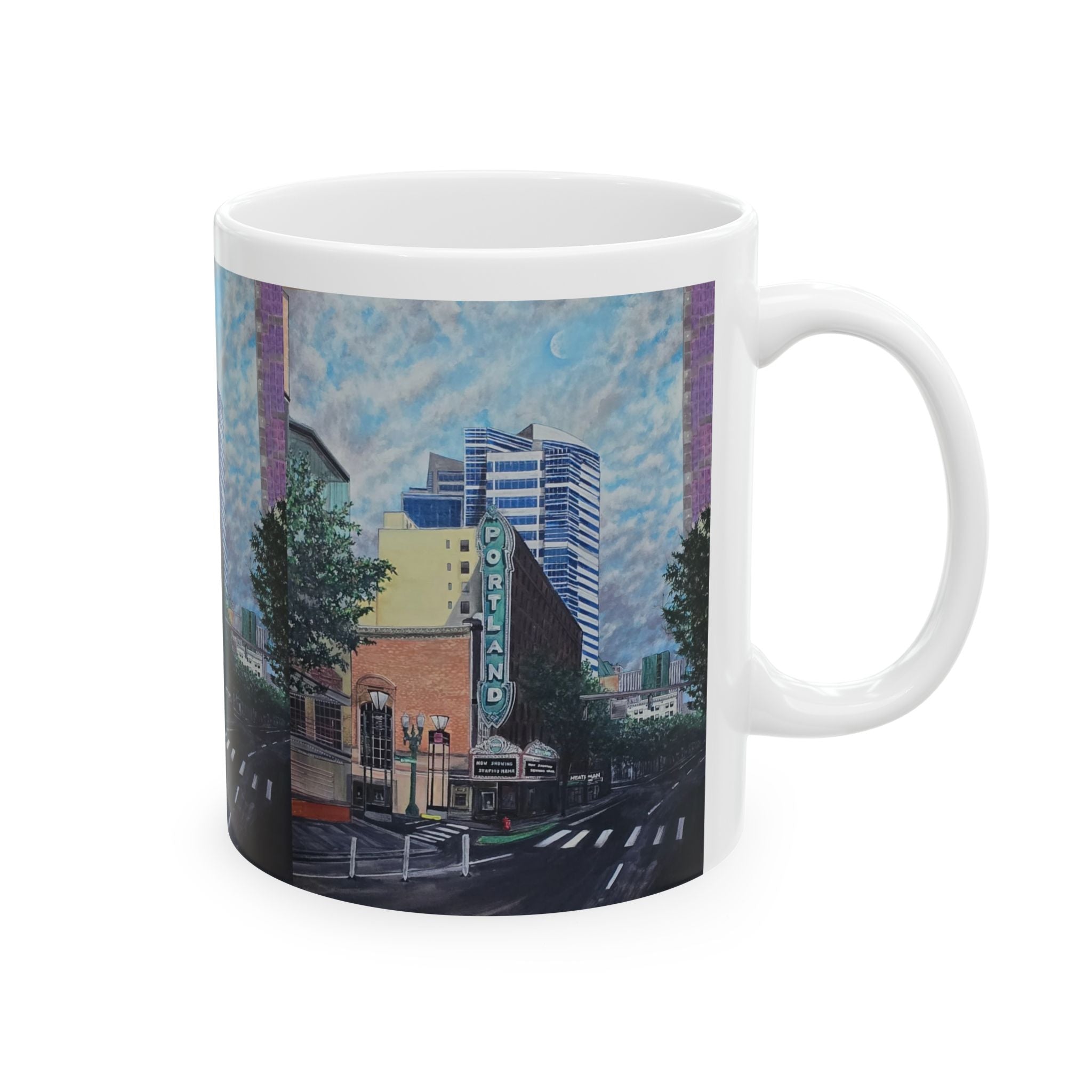 Portland Ceramic Mug, (11oz, 15oz)