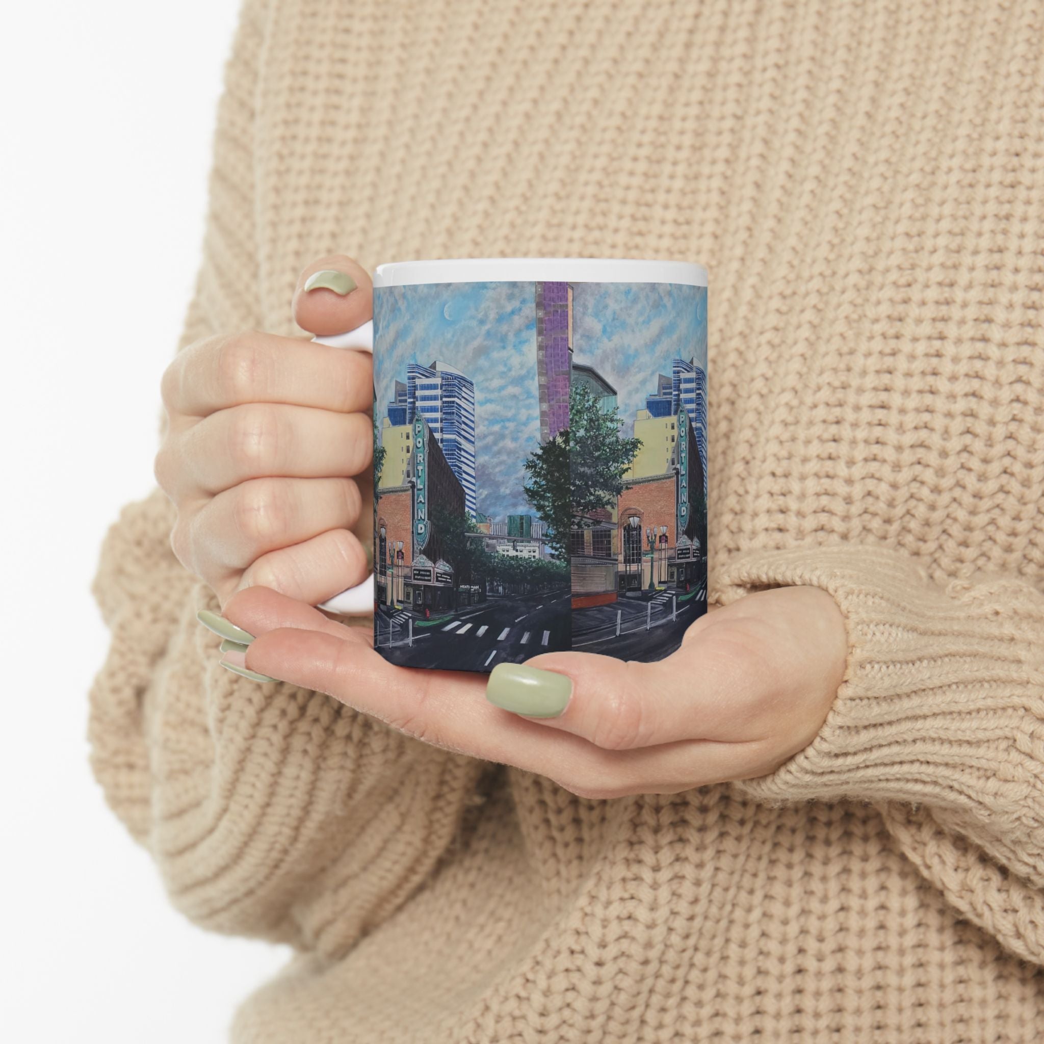 Portland Ceramic Mug, (11oz, 15oz)
