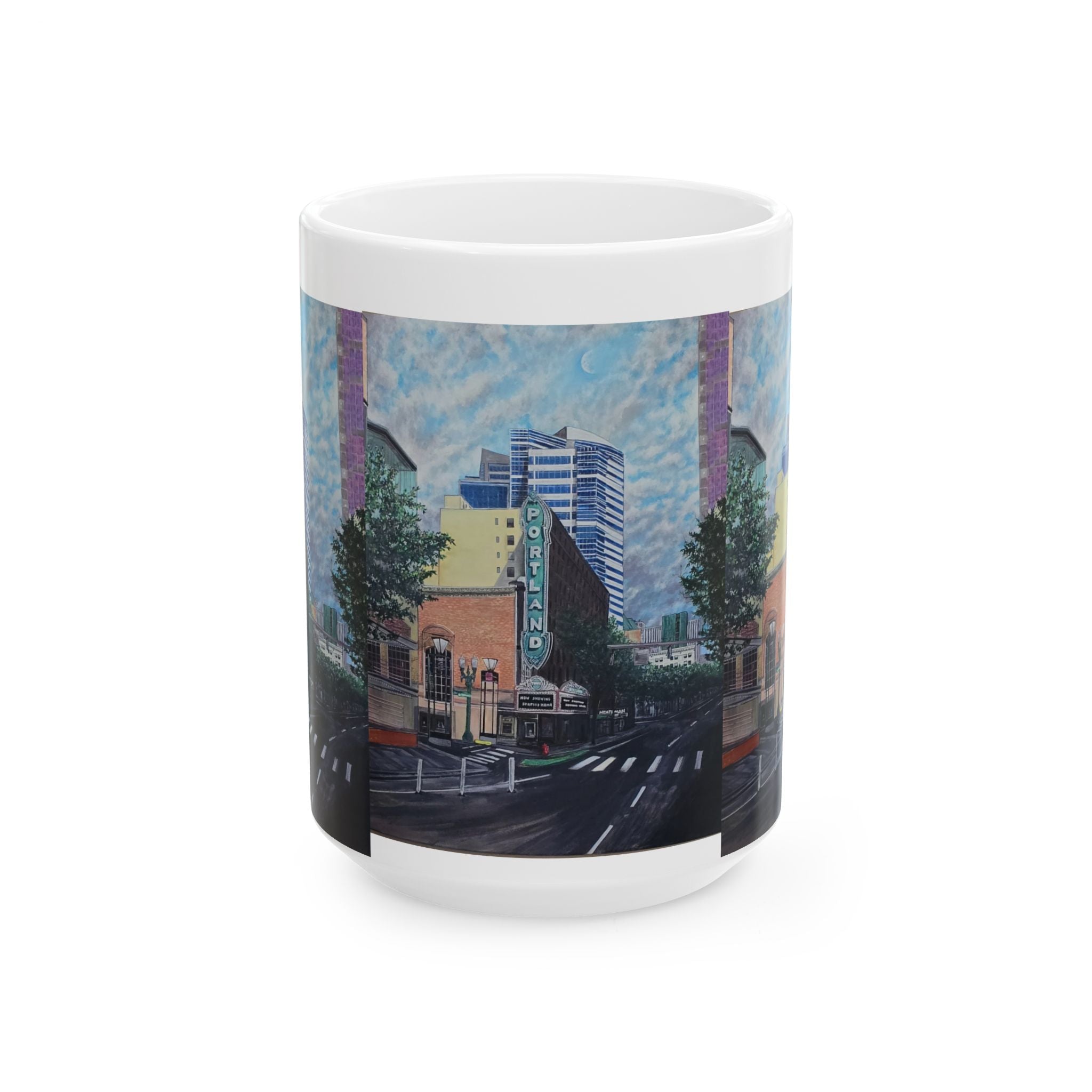 Portland Ceramic Mug, (11oz, 15oz)
