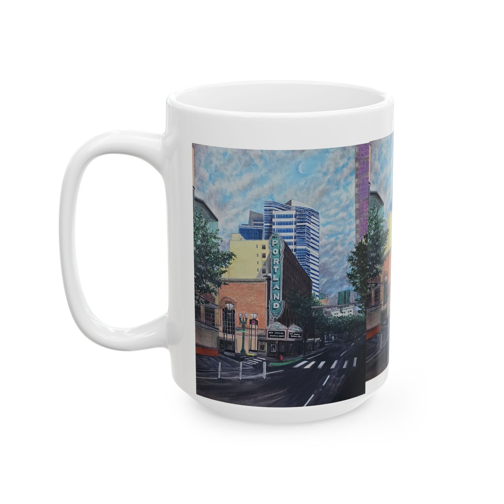 Portland Ceramic Mug, (11oz, 15oz)